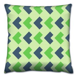 Aberto Design Cojín A14374 43x43 cm Algodón/Poliéster con Relleno de Silicona y Diseño Elegante
